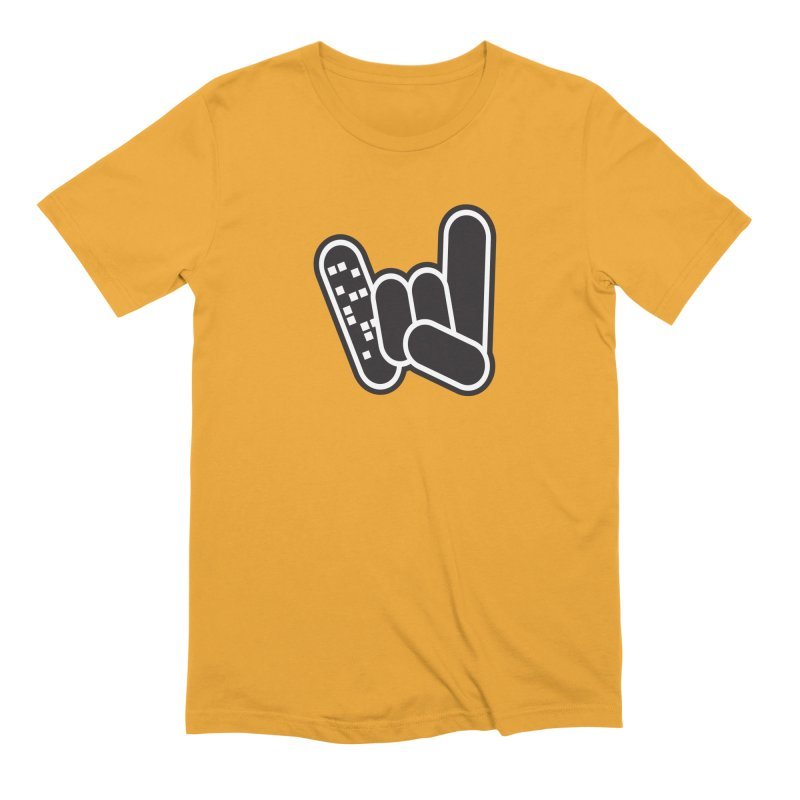 TWGNG T-shirt It's only click n scroll Yellow