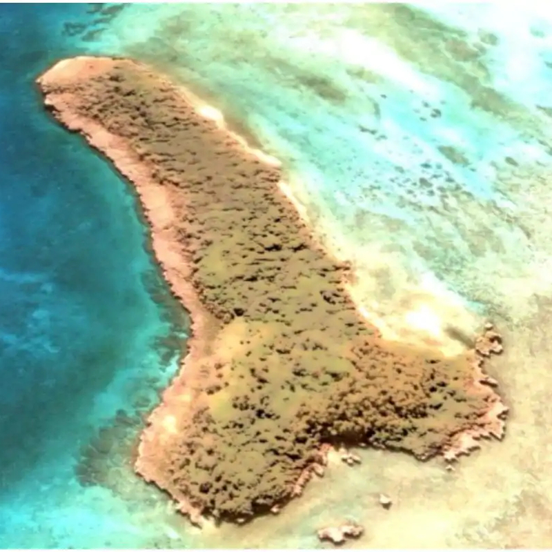 Penis shaped island