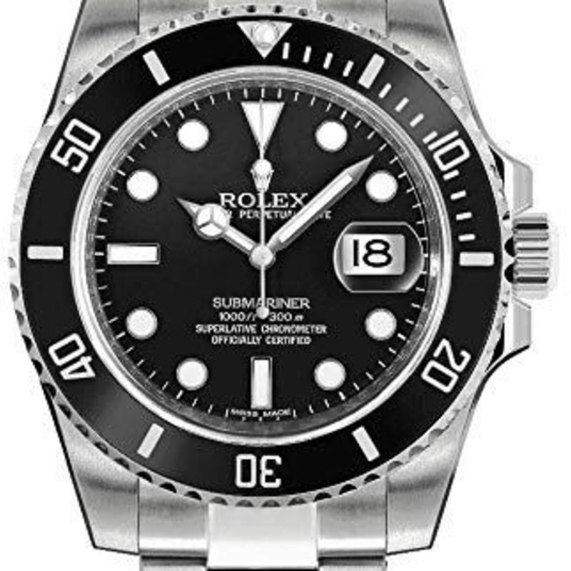 Rolex Submariner Date Black Men's Watch