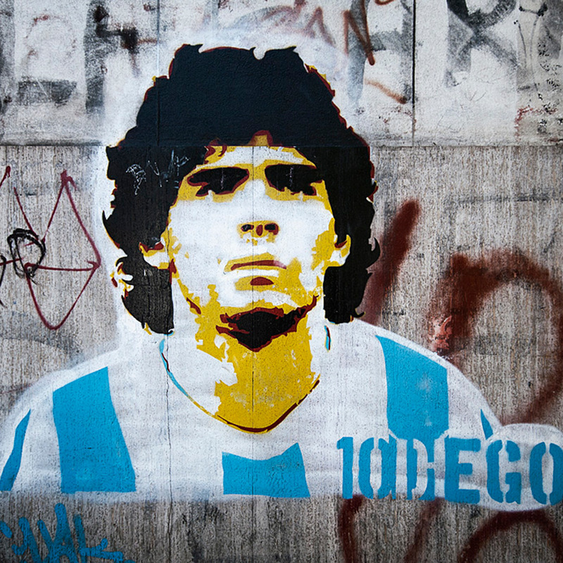 Maradona Street Art