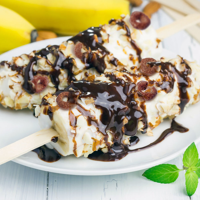 Frozen Bananas with Crocksters