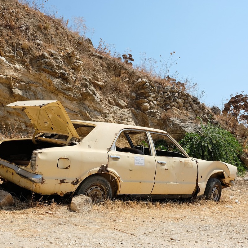 Abandoned Vintage Car