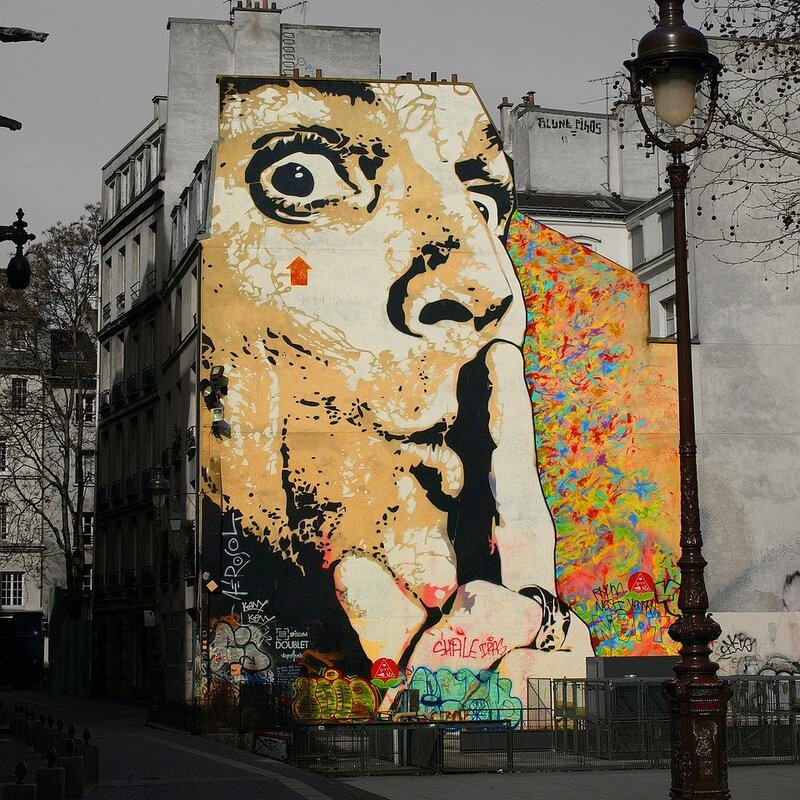 Salvador Dali graffiti