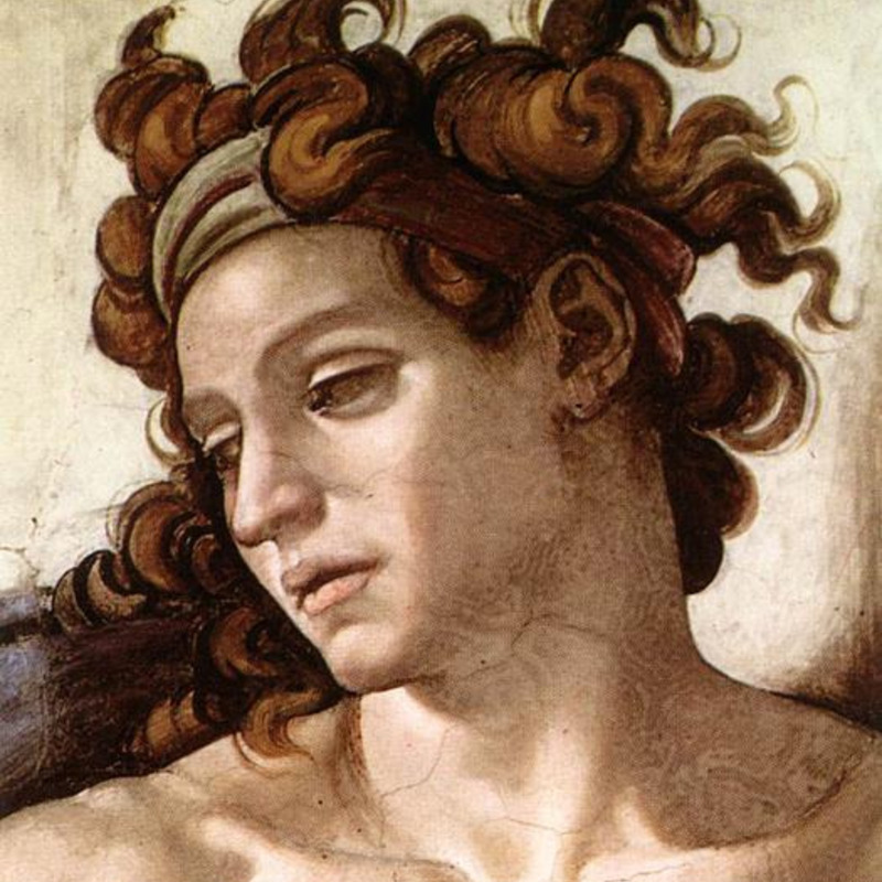 Ignudo by Michelangelo