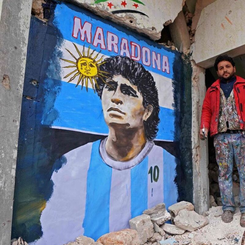 Maradona in Syria